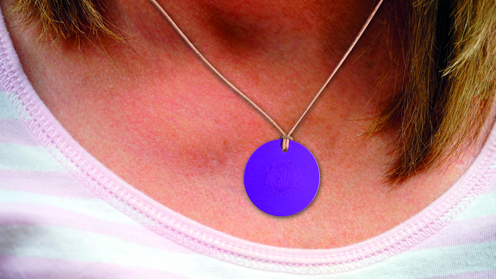 Tesla Purple Energy Medallion