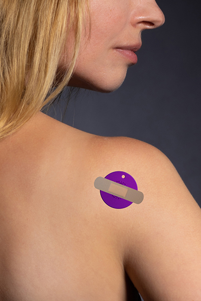 Tesla Purple Energy Medallion