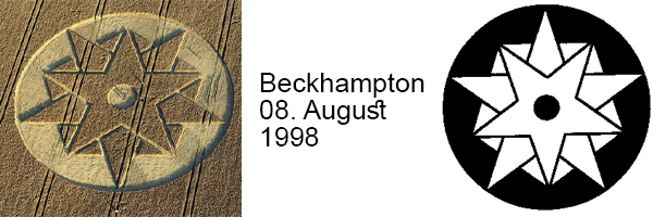 Crop circle from 08.08.1998, Beckhampton