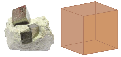 Pyrit in Hexaederform