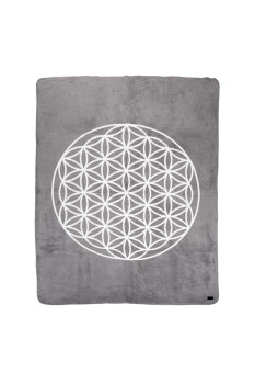 Biophotonen-Kuscheldecke ASPHALT/SCHNEE