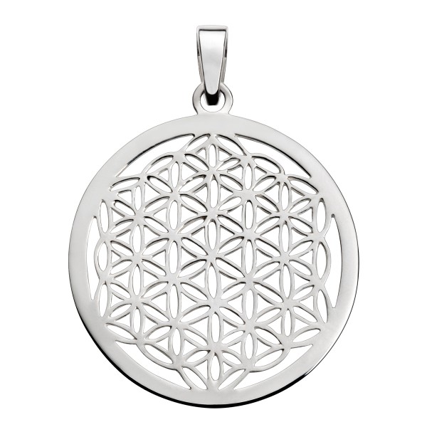 Pendant flower of life silver