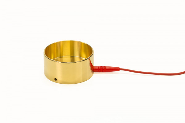 Weber-Isis® transmitter cup 1:1 (gold plated) incl. 1 cable