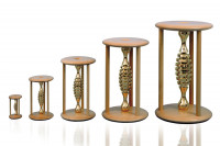 Weber-Isis® Beamer 1:1 - 1:5 Messing (vergoldet) im Holzaufsteller Weber-Isis® Beamer 1:1 - 1:5 Messing (vergoldet) im Holzaufsteller